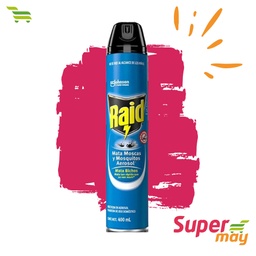 [000851] RAID MATA BICHOS INSECTICIDA 400 ML