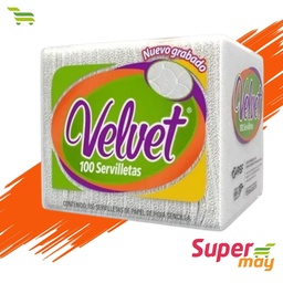 [000933] VELVET SERVILLETAS 100 UDS