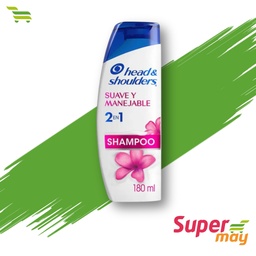 [000967] HEAD SH 2-1 SUAVE Y MANEJ SHAMPOO 180 ML