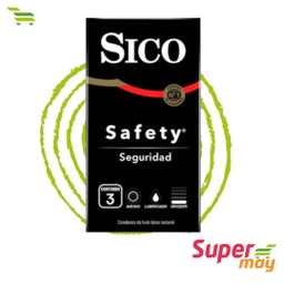 [000969] SICO SAFE-NEGRO PRESERVATIVO 3 UDS