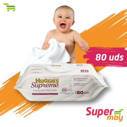 [001064] HUGGIES SUPREME TOALLITA 80 UDS