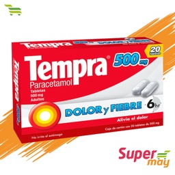 [001073] TEMPRA ADULTO 500 MG EXH/20 UDS