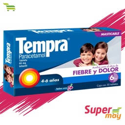 [001076] TEMPRA INFANTIL 80 MG EXH/30 UDS