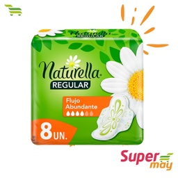 [001092] NATURELLA REG. C/ALAS TOALLA 8 UDS