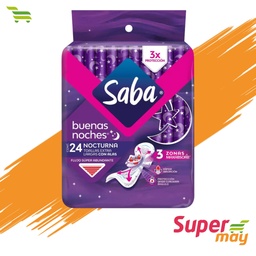 [001103] SABA B.NOCHE TOALLA EXH 24 UDS