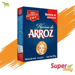 [001115] 3 ESTRELLAS HARINA DE ARROZ 250 GR