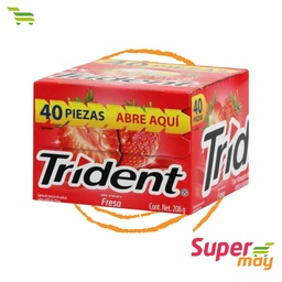 [001120] TRIDENT FRESA CHICLE 40 UDS