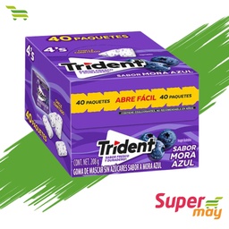 [001123] TRIDENT MORA CHICLE 40 UDS
