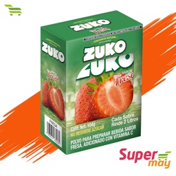 [001175] ZUKO FRESA BEBIDA EN POLVO 8 UDS