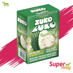 [001176] ZUKO GUANABANA BEBIDA EN POLVO 8 UDS