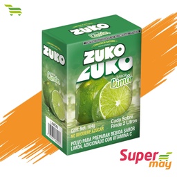 [001180] ZUKO LIMON BEBIDA EN POLVO 8 UDS