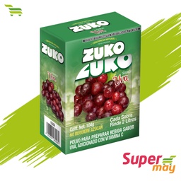 [001190] ZUKO UVA BEBIDA EN POLVO 8 UDS