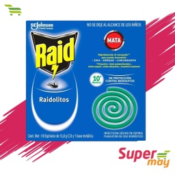 [001255] RAIDOLITOS VERDE INSECTICIDA 10 UDS
