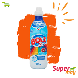 [001287] BOLD 3 COLORES DETERGENTE LIQUIDO 1 LT
