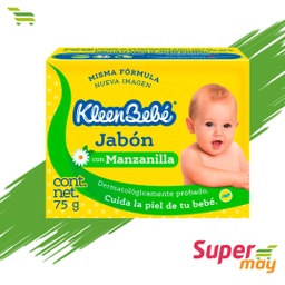 [001458] KLEEN BEBE JABON MANZANILLA 75 GRS