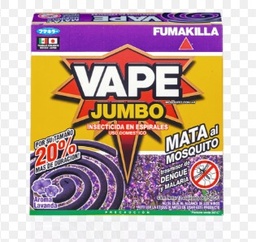 [410028] VAPE ESPIRAL JUMBO LAVANDA INSECTICIDA 12 UDS