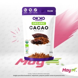 [001753] OKKO CACAO PURO EN POLVO 200 GR